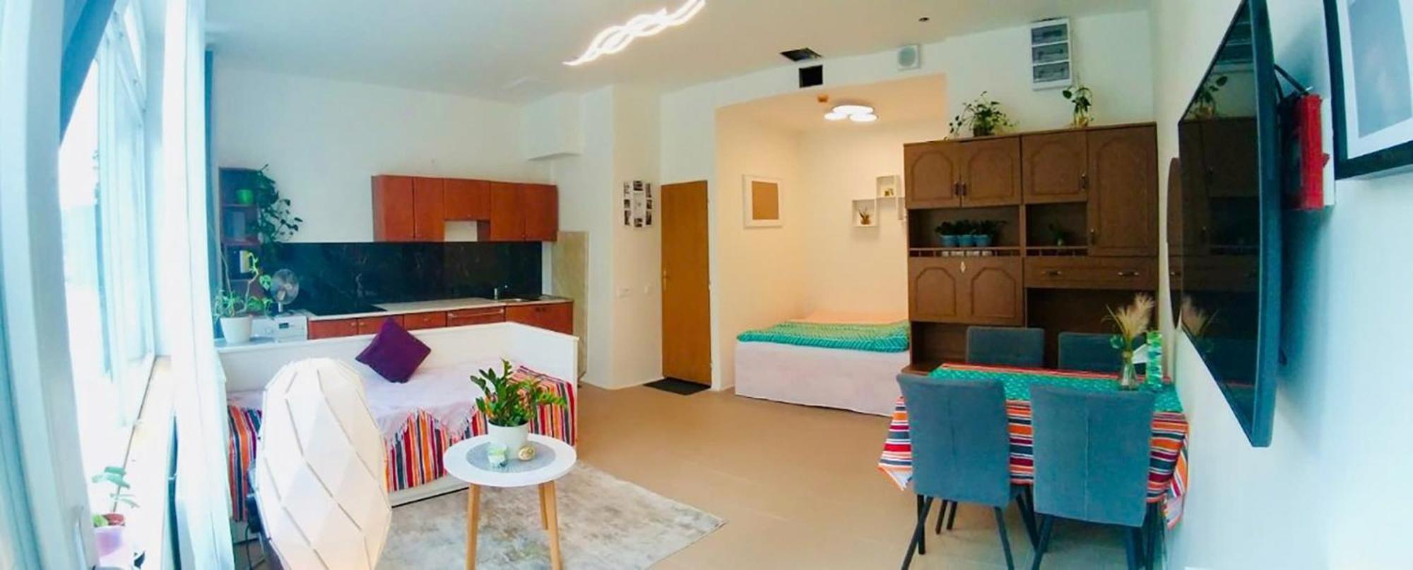 Green Studio Praha 2 L Ground Floor Free Parking Exteriör bild
